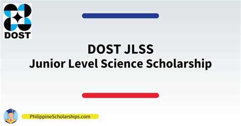 How to Apply DOST Junior Level Science Scholarship (JLSS) Program.